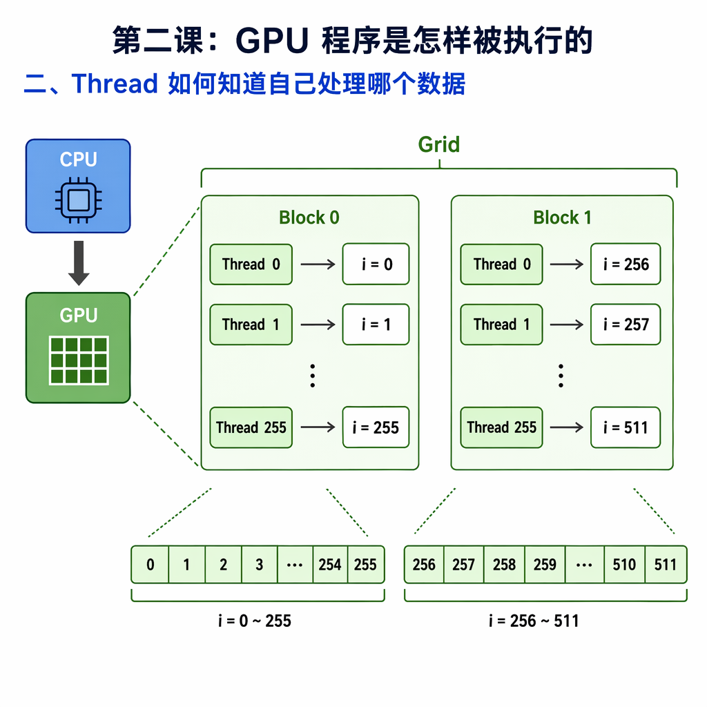 二、Thread 如何知道自己处理哪个数据