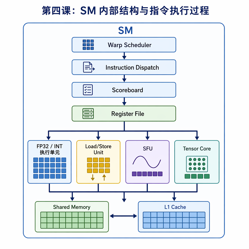 第四课：SM 内部结构与指令执行过程