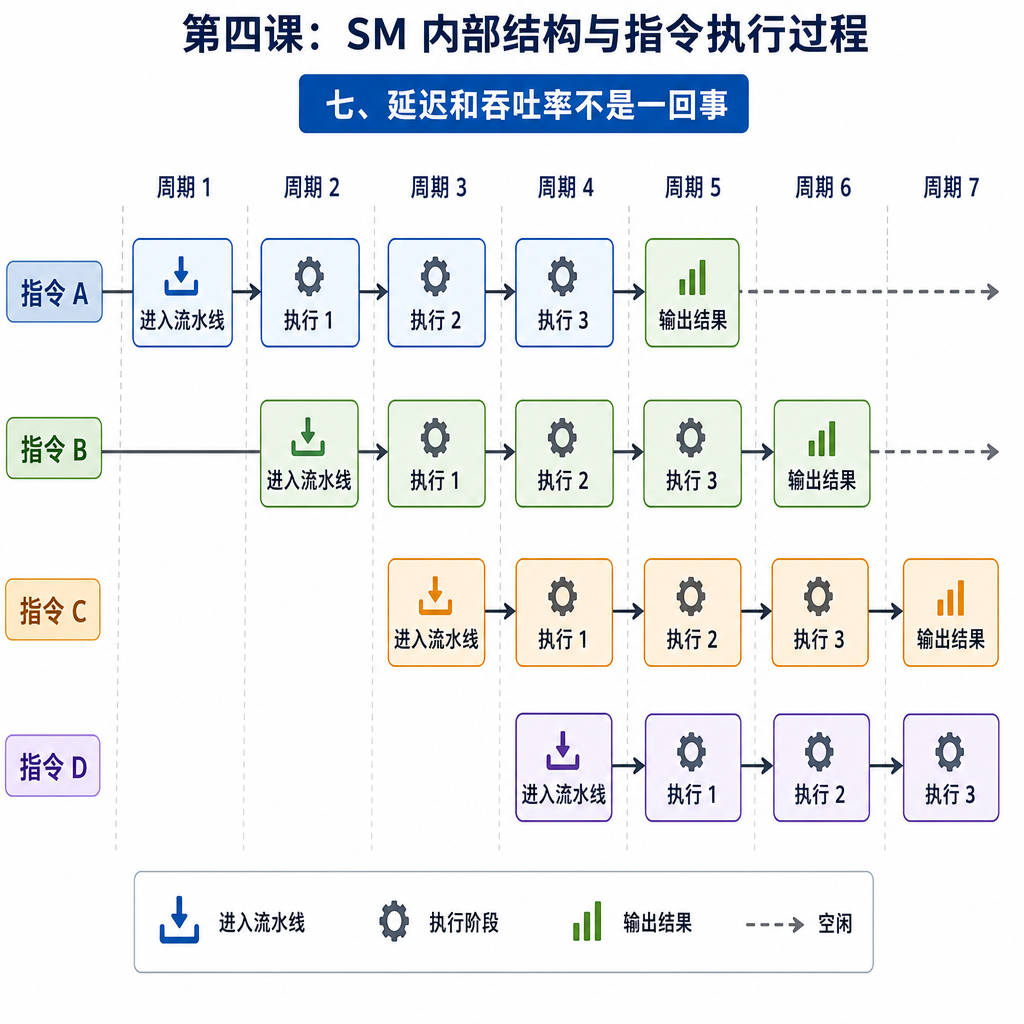 七、延迟和吞吐率不是一回事