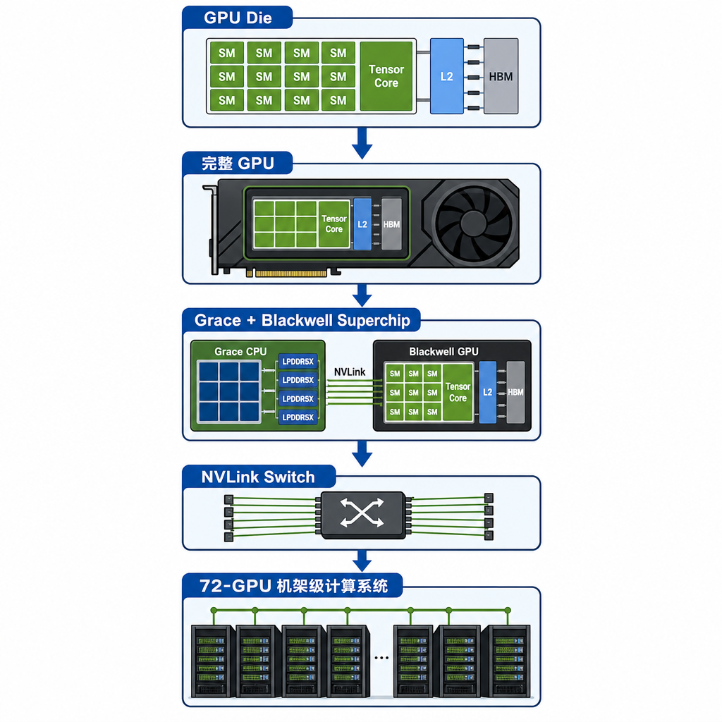 十、Blackwell:从单芯片 GPU 走向机架级 AI 计算机